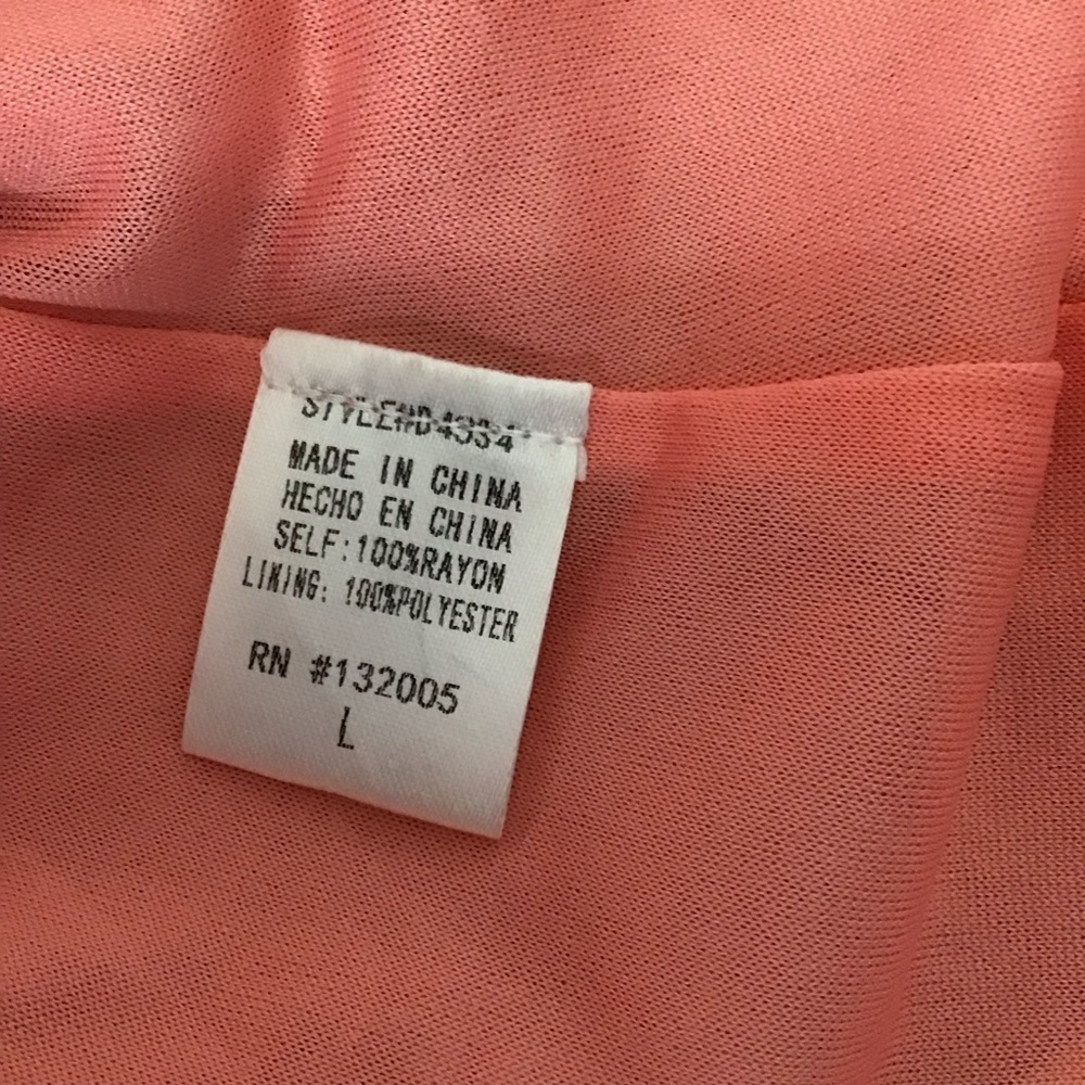 Entro Coral and Purple Sleeveless Midi Dress - Picture 11 of 13